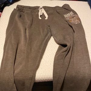 Womens brown Garage sweat pants size medium